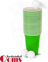 American Beer Pong Set Groen