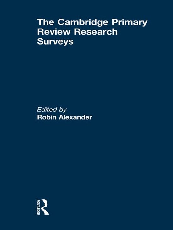The Cambridge Primary Review Research Surveys - cover
