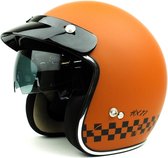 IXS HX 77 2.0 race jethelm | Mat oranje | Maat M