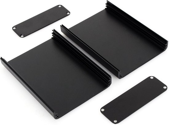 Projectdoos, behuizing Elektronische doe-het-zelf printplaat Project Aluminium box Koelbox, 55 x 106 x 150 mm Projectdoos, behuizing Elektronische doe-het-zelf printplaat Project Aluminium box Koelbox, 55 x 106 x 150 mm