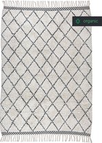 Liv Interior Cotton Runner Morocco Shaggy - Vloerkleed - 70x140cm - Organisch Katoen - Rug