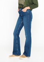 LOLALIZA Bootcut jeans - Donker Blauw - Maat 34