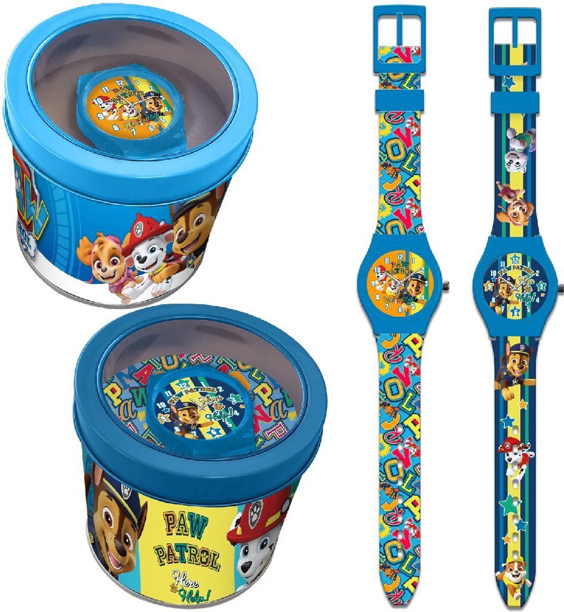 Horloge Murale Paw Patrol à Piles - Modèle Rond Analogique - Neuf