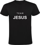 Team Jesus | Kinder T-shirt 152 | Zwart | Jezus Christus | Christendom | Heiligman