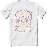 50 Jaar Legendarisch Gerijpt T-Shirt | Bordeauxrood - Ivoor | Grappig Verjaardag Cadeau | Dames - Heren | - Wit - XL