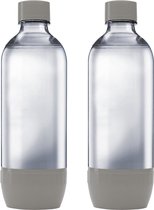 Sodastream Herbruikbare Flessen 1L 2 Stuks Grijs