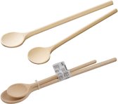 Fackelmann Houten Kooklepels 25-30 cm 2 Stuks