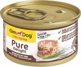 GIMDOG PURE DELIGHT KIP/RUND 12X85G