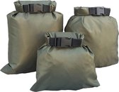Luxe Drybag Set - Dry Bag - Waterdichte Tas - Reizen - Outdoor - Kamperen - Handtas - Tassen - Survival - Tasje - Groen