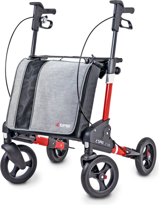 Topro Troja Odyssé Rollator - Dubbel Opvouwbaar Blauw