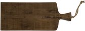 Tapasplank  - houten broodplank -  donkerbruin  - 50 x 20 cm