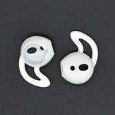 Mobigear Earbuds Siliconen Hoesje Geschikt voor Apple AirPods 1 - Wit