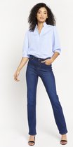 LOLALIZA Hemd met hoge franjehals - Light Blauw - Maat 40
