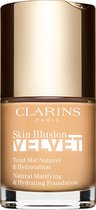 Clarins Foundation Skin Illusion Velvet Natural Matifying & Hydrating Foundation 105N Nude