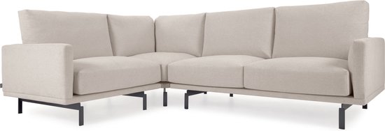 Kave Home - Galene 3-seater corner sofa in beige, 207 x 267 cm