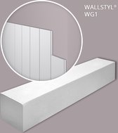 NMC WG1-box WALLSTYL Noel Marquet 1 doos 12 stukken 3d muurpaneel modern design wit | 2,28 m2