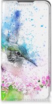 Hoesje Geschikt voor Samsung Galaxy S22 Plus Wallet Book Case Vogel