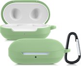 kwmobile Hoes voor Samsung Galaxy Buds / Buds Plus - Siliconen cover voor oordopjes in groen