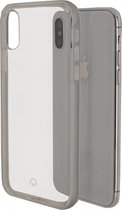 Apple iPhone X/10 Hoesje - Mobilize - Gelly Plus Serie - TPU Backcover - Transparant / Zilver - Hoesje Geschikt Voor Apple iPhone X/10