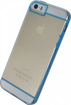 Apple iPhone 5/5s/SE Hoesje - Xccess - Hybrid Serie - Hard Kunststof Backcover - Blauw - Hoesje Geschikt Voor Apple iPhone 5/5s/SE