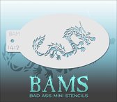 Bad Ass Mini Stencil 1412