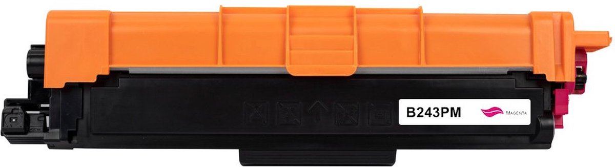 Brother TN-243M / TN-247M - Toner Magenta - 1300 pagina's - Huismerk Compatible - Geschikt voor Brother DCP-L3510CDW Brother DCP-L3517CDW Brother DCP-L3550CDW Brother HL-L3210cw Brother HL-L3230CDW Brother HL-L3270cdw Brother MFC-3750CDW