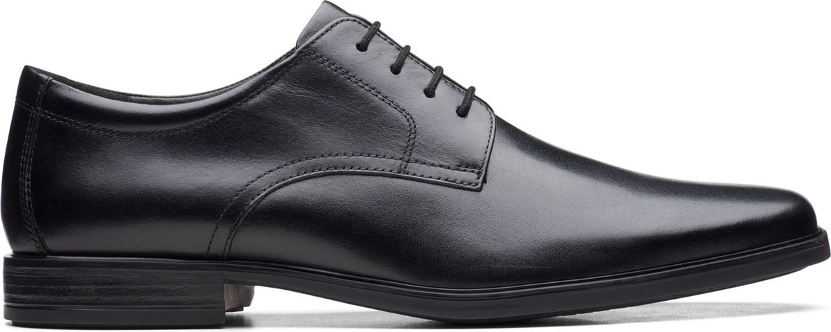 Clarks Nette Schoenen Howard Walk Zwart Wijdte G