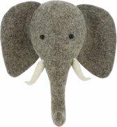 Elephant Head With Trunk Up Semi | Fiona Walker