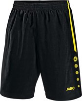 Jako - Shorts Turin - Korte broek Junior Zwart - 116 - zwart/citroen