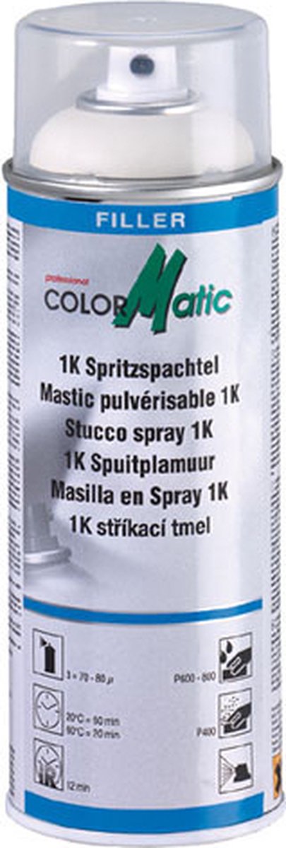 Motip ColorMatic Professional 1k spuitplamuur grijs - 400 ml.