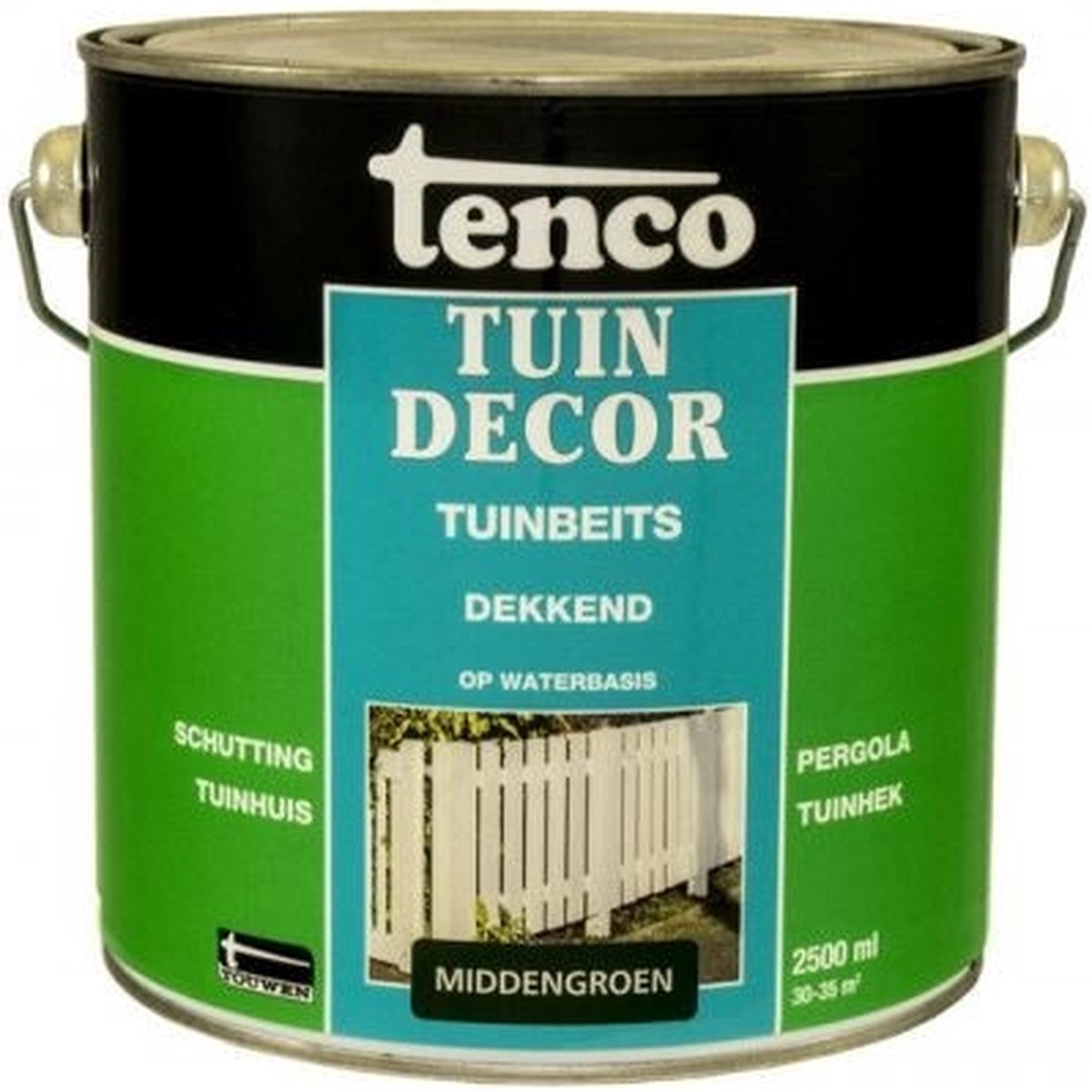 Tenco tuindecor beits dekkend middengroen - 2,5 liter