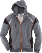 Terratrend Sweat jas, kleur grijs/zwart, maat 3XL