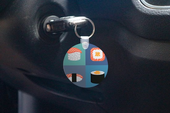 Sleutelhanger - Spreuken - Gisteren wilde ik sushi - Sushi lover - Quotes -... | bol