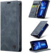 Samsung Galaxy S21 FE Casemania Hoesje Shadow Gray - Portemonnee Book Case