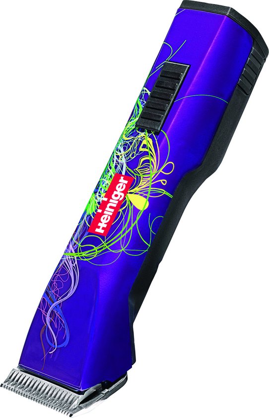 Heiniger SaphirStyle accu scheermachine 7.4V/35W met scheerkop #10 en 2 batterijen One Size Paars