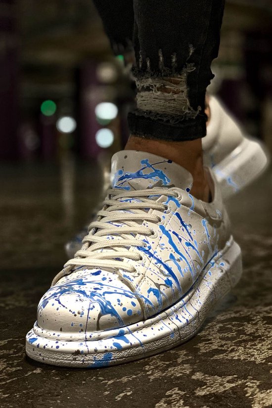 Chekich CH254 BT HERENSCHOENEN 416 BLAUW SPUITEN | bol.com