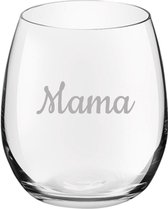 Gegraveerde Drinkglas 39cl Mama