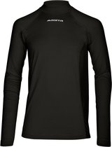 Masita | Thermoshirt Dames Lange Mouw Colshirt Skin Trainingsshirt Heren Kind Unisex 100% Polyester Sneldrogend - zwart - 116