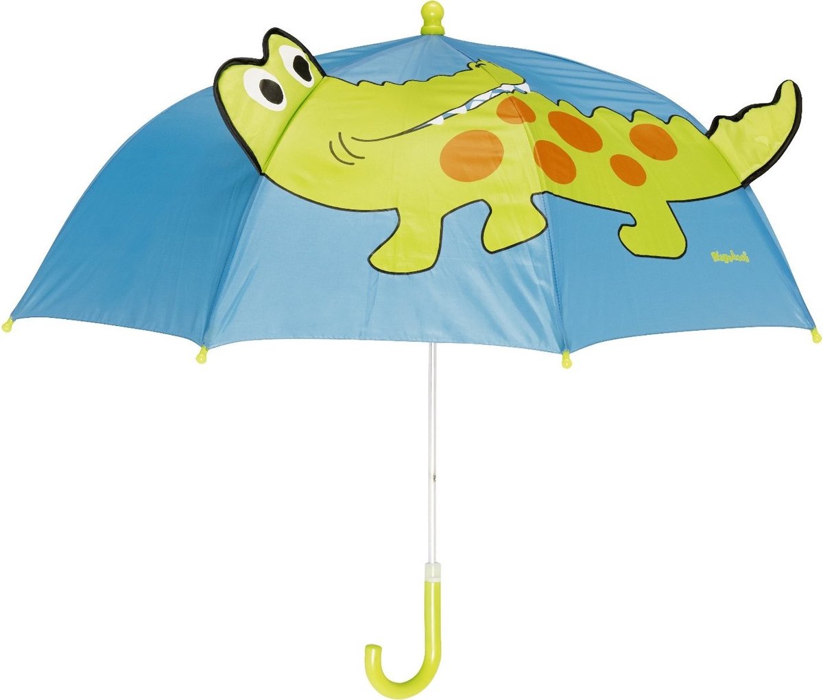 Playshoes - Kinder paraplu met Krokodil - Blauw - maat Onesize