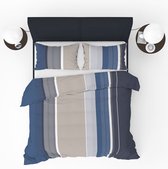 Refined Bedding Dekbedovertrek Fashion Blue Lits-Jumeaux 240 x 200/220 cm + 2 kussenslopen