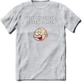 Deze toffe peer is geen 49 meer T-Shirt | Grappig Abraham 50 Jaar Verjaardag Kleding Cadeau | Dames – Heren - Licht Grijs - Gemaleerd - 3XL