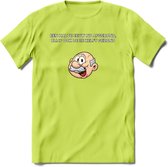 Een halve eeuw nu afgerond T-Shirt | Grappig Abraham 50 Jaar Verjaardag Kleding Cadeau | Dames – Heren - Groen - 3XL