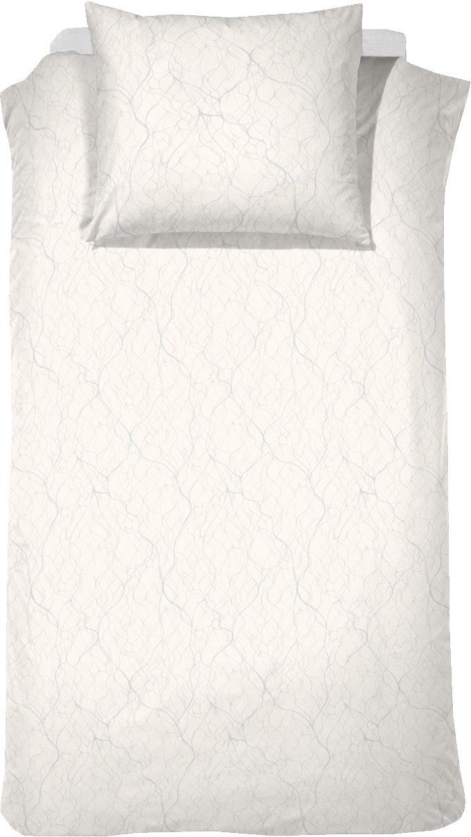 Damai - Organic Delta - Dekbedovertrek - 140 x 200/220 - Eenpersoons - Chalk