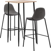 Medina 3-delige Barset stof taupe