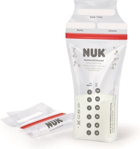 Product: NUK 25 Conserveringszakken voor moedermelk, van het merk NUK