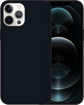 iPhone 8 Case Hoesje Siliconen Back Cover - Apple iPhone 8 - Zwart