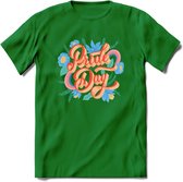 Pride Day | Pride T-Shirt | Grappig LHBTIQ+ / LGBTQ / Gay / Homo / Lesbi Cadeau Shirt | Dames - Heren - Unisex | Tshirt Kleding Kado | - Donker Groen - XL