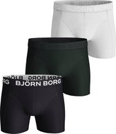 Bjorn Borg - Boxershorts 3-Pack Solid Multicolour - M - Body-fit