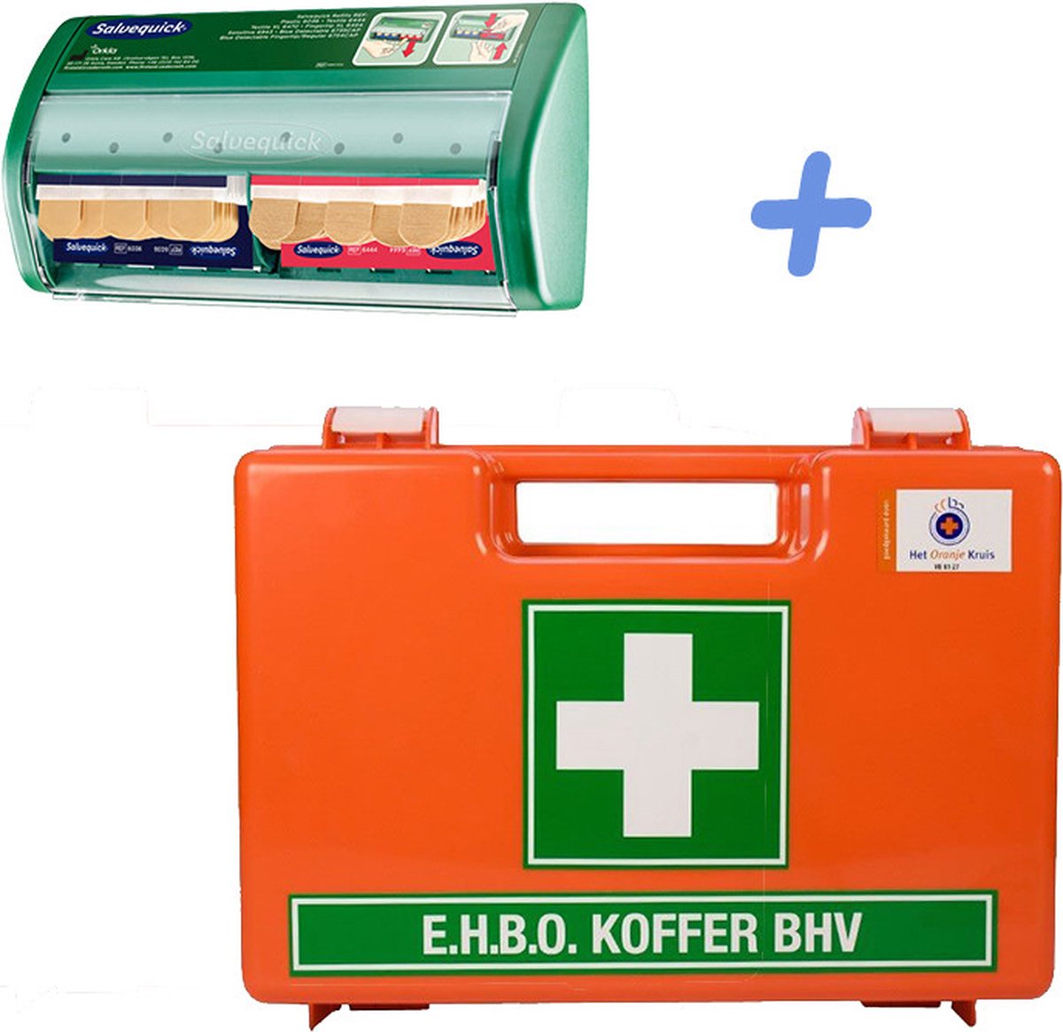 BHV Verbandkoffer + Salvequick pleisterdispenser