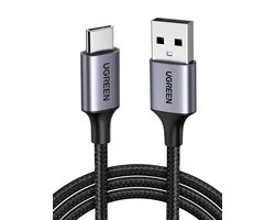Ugreen - kabel - USB - USB Type C Quick Charge 3.0 3A 1m grijs - (60126)